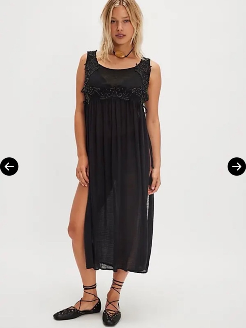 NWOT Free People Pacha Maxi Top sz M